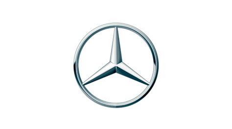 Mercedes-Benz logotipo evoliucijos infografika