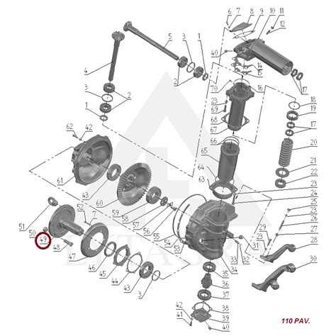 Kia Sorento priekinio tilto schema arba 4WD sistemos komponentai
