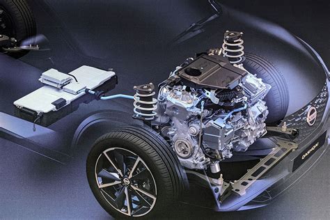 Nissan e-POWER sistemos schema