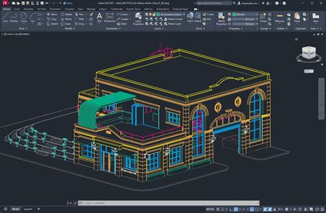Tematinis AutoCAD programos interfeiso ekranvaizdis