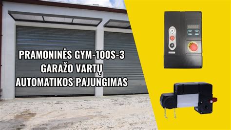 Infografika: garažo vartų automatikos komponentės ir jų sąveika