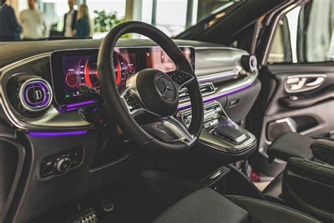 Mikroautobusas Mercedes-Benz V-klasės interjeras