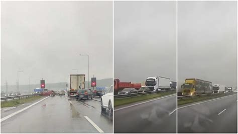 Suniokotas vilkikas po avarijos
