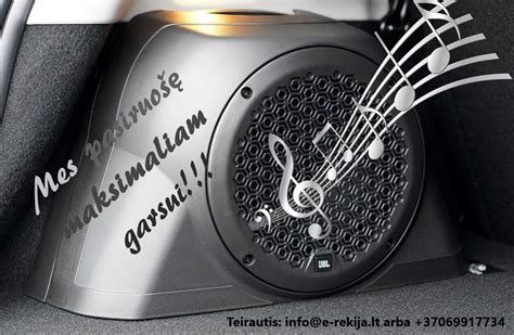profesionalus automobilio garso sistemos montavimas