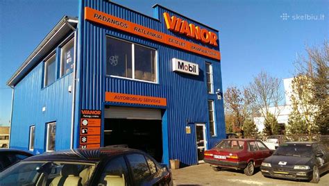 Autoserviso fasado nuotrauka