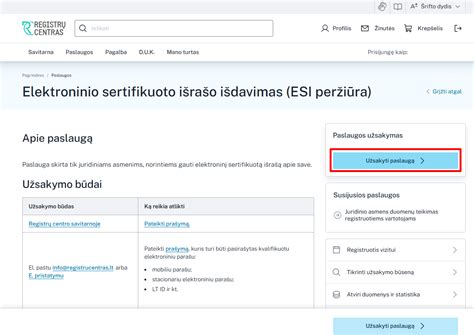 ekrano nuotrauka su Juridinių asmenų registro paieškos rezultatais