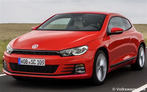 „Volkswagen Scirocco“ priekio ir šono nuotrauka