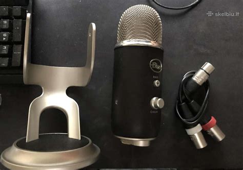 Teminė nuotrauka: „Blue Yeti“ mikrofonas, skirtas turinio kūrėjams