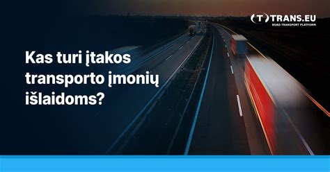 infografika apie transporto įmonių sąnaudų kategorijas
