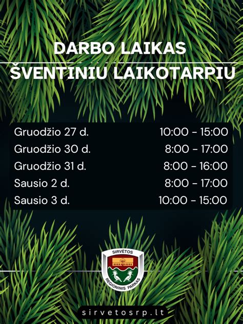Infografika: paslaugų spektras, darbo laikas, kontaktai, vietovė