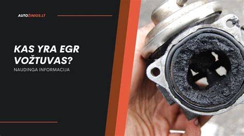 Teksto susijusi infografika: EGR vožtuvo veikimo schema
