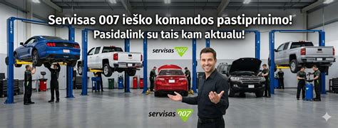 Autoserviso meistrų komandos nuotrauka