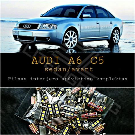 Nuotrauka, iliustruojanti Audi A6 C5 interjero detales ir komfortą
