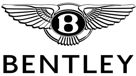 „Bentley“ logotipo evoliucijos infografika
