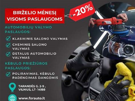 automobilio siurbimas su specialiais antgaliais