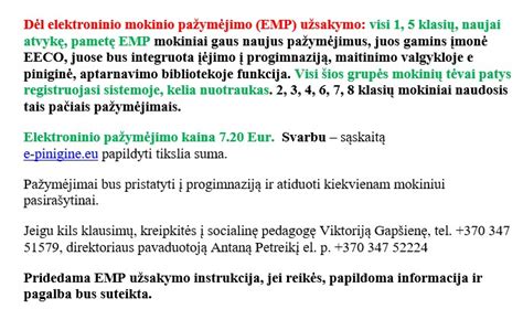 Teminis elektroninio mokinio pažymėjimo nuotrauka