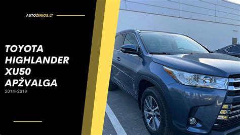 Toyota Highlander kainos ir įrangos palyginimas su konkurentais