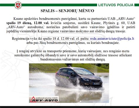 Senjorai vairavimo pamokose