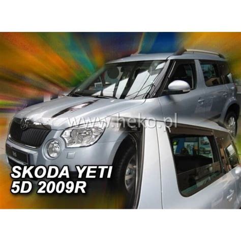 Skoda Yeti langų deflektoriai