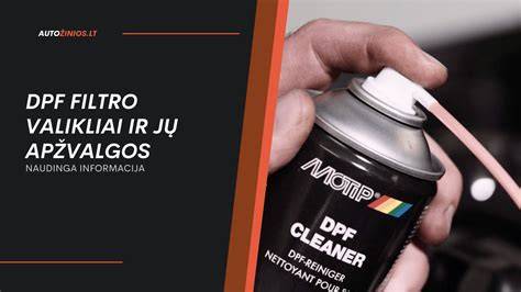 DPF filtro konstrukcija ir regeneracijos principai
