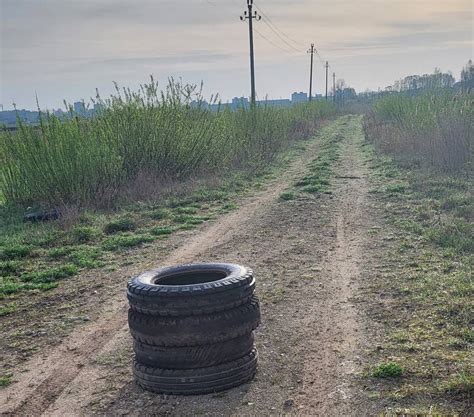 Tematinė nuotrauka: padangos ant apsnigto kelio