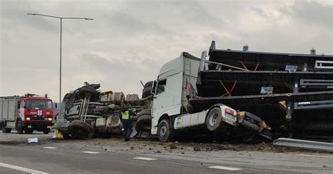 Sunkvežimių avarija greitkelyje A2, Vokietija