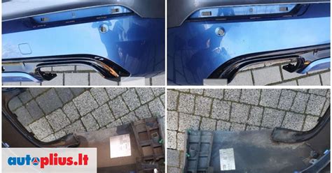 Volvo V70 galinio bamperio schema su parkavimo davikliais