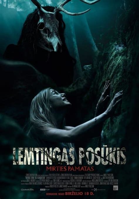 Siaubo filmo „Lemtingas posūkis 5“ plakatas su Doug Bradley įkūnijamu veikėju.
