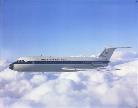 „BAC One-Eleven“ lėktuvo brėžinys su variklių sistema