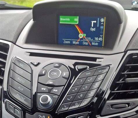 Ford navigacijos atnaujinimo plokštės iliustracija