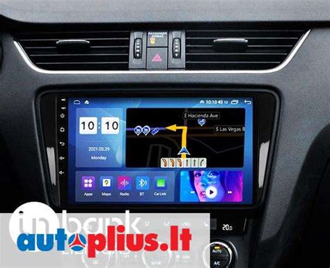 Lentelė su populiariomis multimedijos sistemomis „Škoda Octavia MK2“