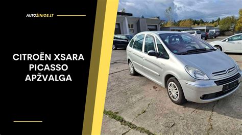 Citroën Xsara Picasso variklio schemos iliustracija