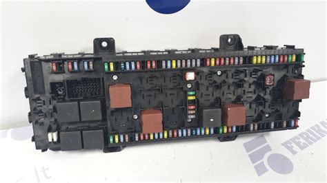 Renault Espace saugiklių blokų išdėstymo schema
