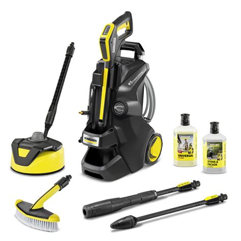 Teminis Kärcher aukšto slėgio plovyklos K5 Premium Power Control Flex nuotrauka su purškimo pistoletu ir žarna
