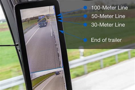 „Mercedes-Benz MirrorCam“ sistemos vizualizacija kabinoje su ekranais