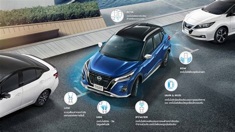 Infografika apie Nissan Safety Shield technologijas