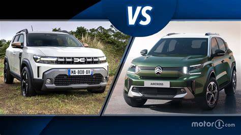 Infografika: Palyginimas - Opel Frontera New, Dacia Duster, Citroën C3 Aircross ir Kia Sportage