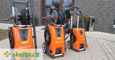 Teminis Husqvarna aukšto slėgio plovyklos su putų purkštuvu foto