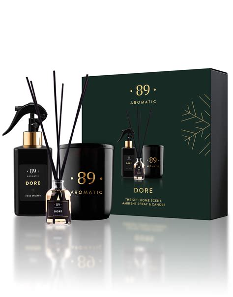 Populiariausių Aromatic 89 kvapų buteliukų išdėstymas su jų pavadinimais.