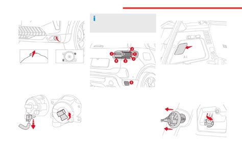 Citroën C5 hidraulinės pakabos schema