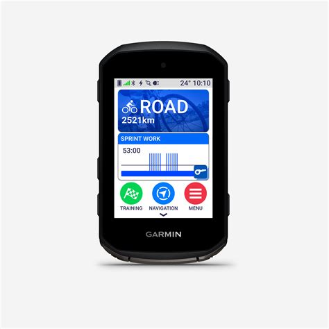 GPS dviračio kompiuterio nuotrauka su navigacija